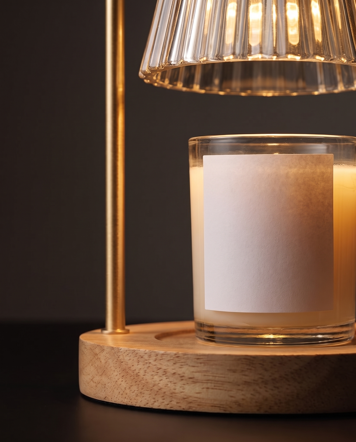Liliane Duo candle warmer lamps, detail close-up