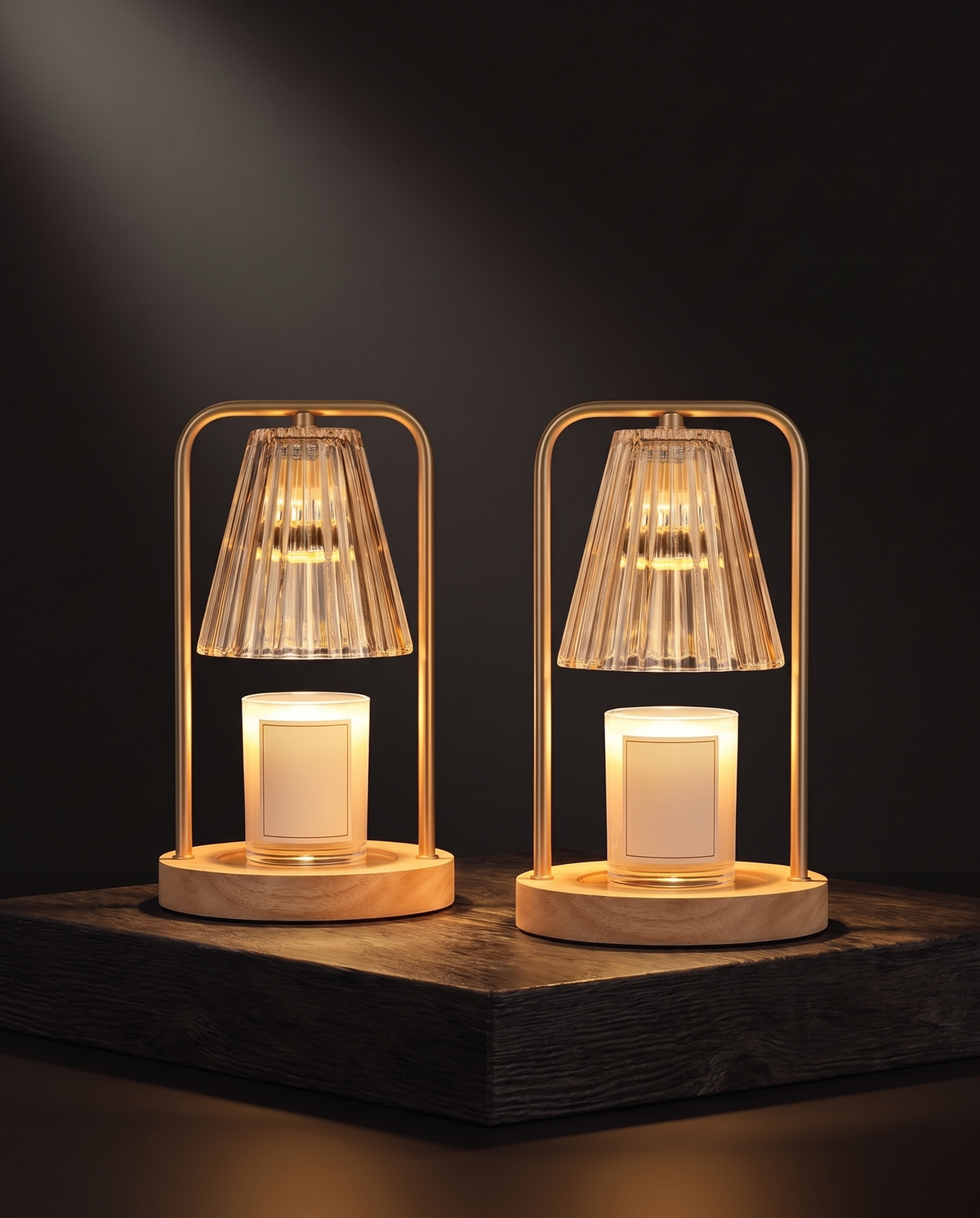 Liliane Duo candle warmer lamps, hero shot