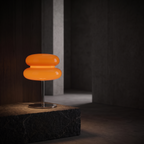 Erna table lamp, alternate angle on a plinth