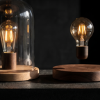 The Solstice Duo table lamps, detail close-up of the pair