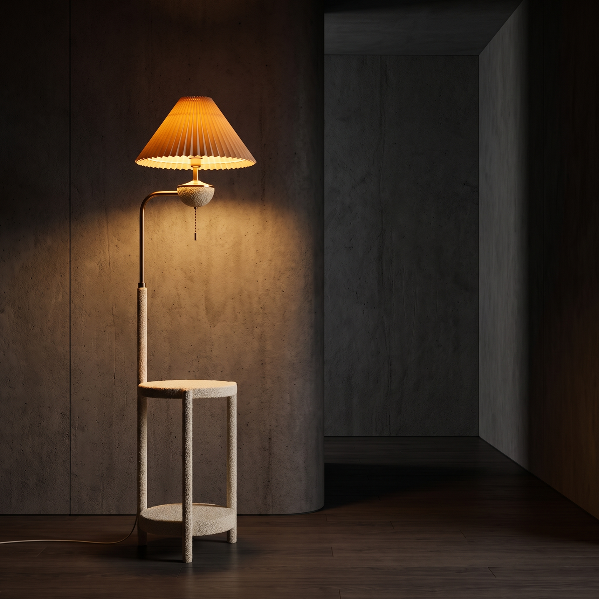 Lumen floor lamp, editorial hero shot