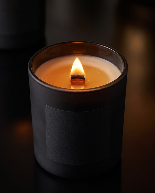 Cinder — The Ritual Sage candle, detail close-up