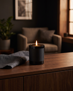 Cinder — The Ritual Sage candle, lifestyle scene