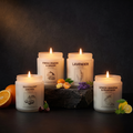 Linden candle set, editorial hero shot