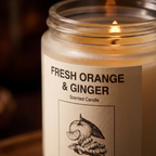 Linden candle set, detail close-up