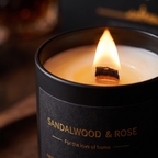 Compass candle set, detail close-up