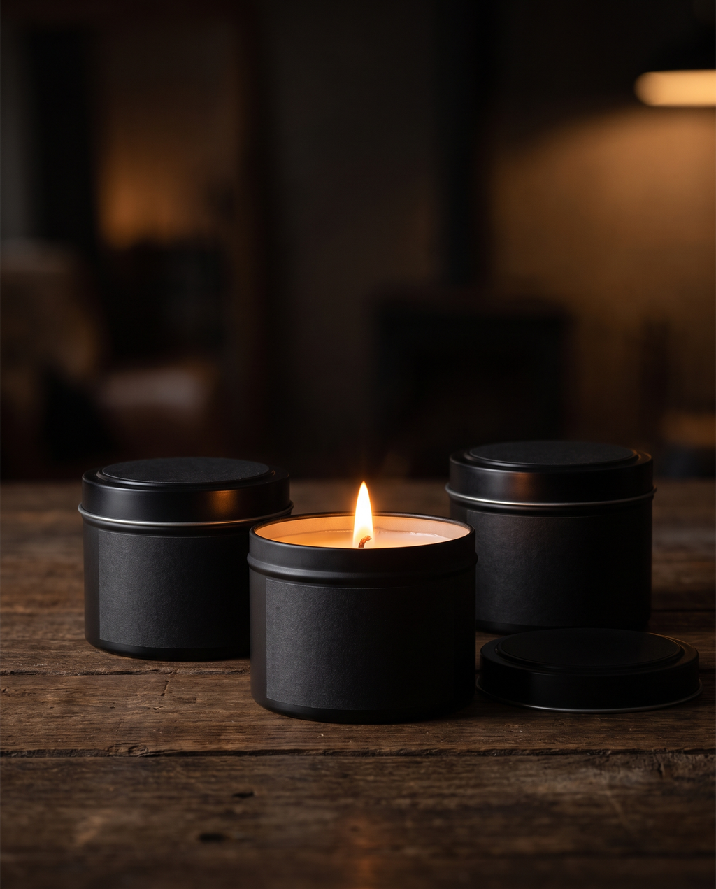 Odyssey — The Discovery Trio candles, lifestyle scene