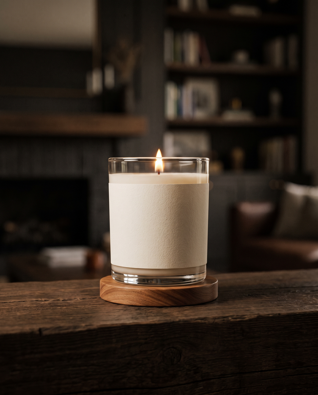 Alder — The Balsam & Cedarwood candle, lifestyle scene
