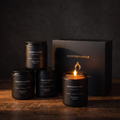 Compass candle set, editorial hero shot