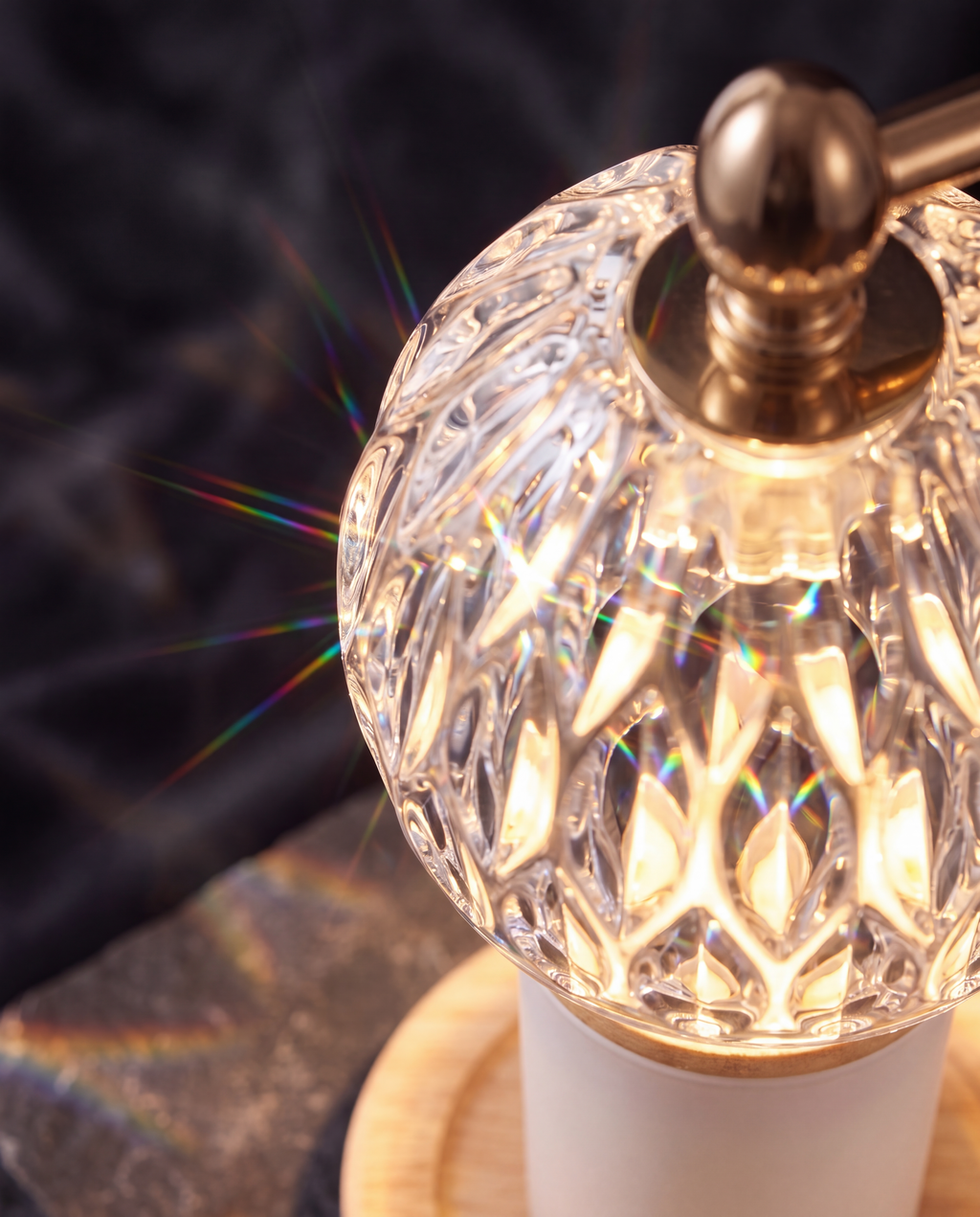 MEIXISUE candle warmer lamp, detail close-up
